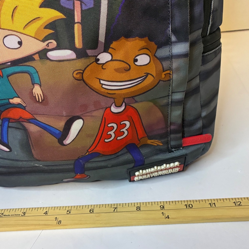 RARE Sprayground x Nickelodeon Hey Arnold Backpack School Streetwear Graphic Bag - Picture 9 of 17
